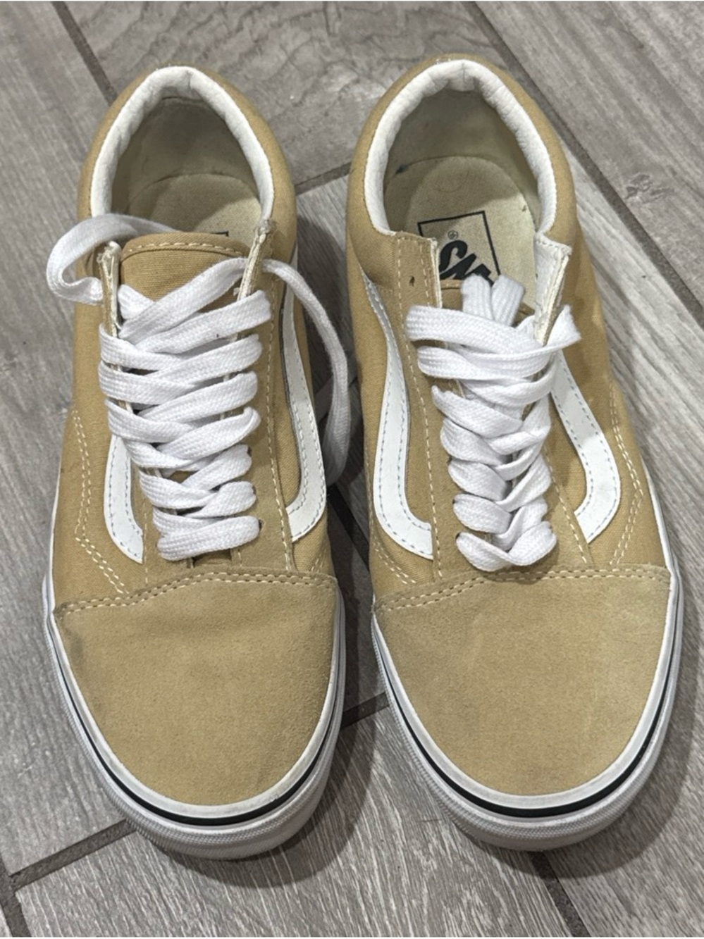 Vans Old Skool Suede Sneaker in Tan